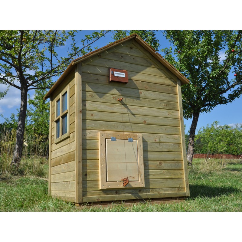 Chicken Cooper Magnetic lock for secure closing, secure chicken flaps