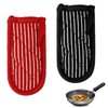 2PCS Hot Pan Handle Sleeves Heat Resistant Handle Covers Cast