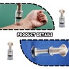 Bojueshaw 2pcs Vacuum Twist Suction Cupping Set,Hand-Twist Suction Cup for