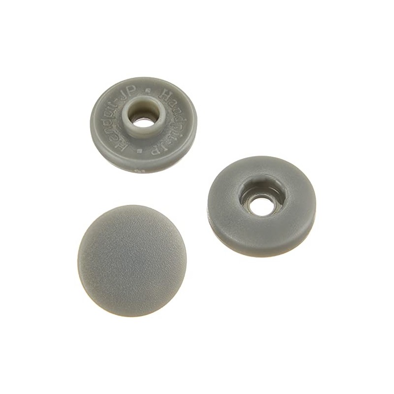 Nippon Chuko Easy Snap Buttons Gray φ0.5 inches (13 mm)
