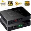 Hikary HDMI Splitter, 1 Input, 2 Outputs, 3D Support, HDMI