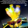6pc Antifaz Flores Fiesta Máscara Carnaval Cosplay Halloween Floreado /led