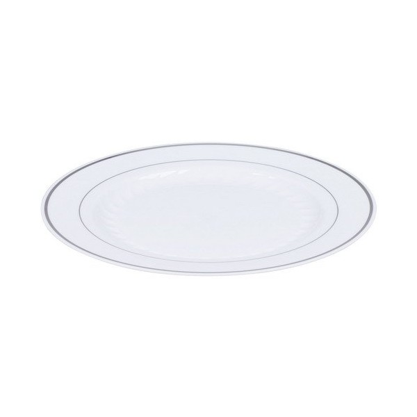 Masterpiece Silver 10.25" Plates 120 Pack