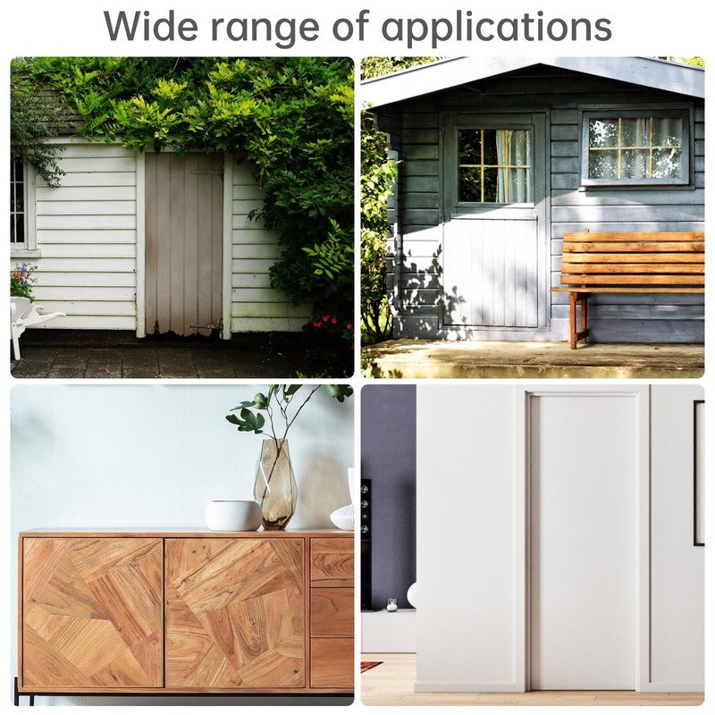 HOJLKLD Combination Lock, 4 Digit Zinc Alloy Slide Bolt Lock,