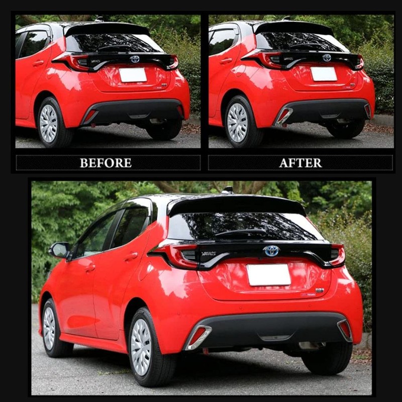 [NextBlue] Toyota Yaris YARIS Exclusive Rear Reflector Plating Garnish 2P