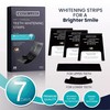 White Luxe Charcoal Teeth Whitening Strips - Coconut Oil &