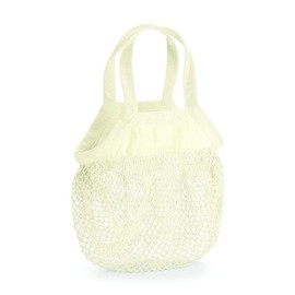 Westford Mill® W151 Organic Cotton Mini Mesh Grocery Bag, natural, Einheitsgröße