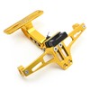 EATAKWARD Universal Motorcycle License Plate Bracket Holder, Gold License Plate