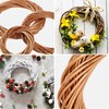 KADAX Decorative Wreath, Ideal as a Door Wreath, Natural Willow
