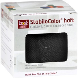 Bort Stabilocolor Binde 8cm Schwarz