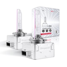 Sinoparcel D1S/D1R Xenon HID Headlight Bulb - 10000K 35W High Low Beam Replacement Lights -2Yr WTY- Pack of 2