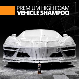 CERAKOTE High Foam Vehicle Shampoo (16 oz) – pH Neutral Premium Car Wash Soap for FoamCannon, SnowFoam, Pressure Washer & Hand Wash – Ceramic Coating Prep & Maintenance – Citrus Scent – Maximum Suds