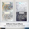 KAFUTER Window Privacy Film, Decorative Stained Glass Window Film, Static