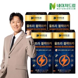 Nature Dream Ultra Black Maca 810mg x 60 tablets, 4 boxes / 네이처드림 울트라 블랙마카 810mg x 60정 4박스