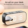 2 in 1Wireless Speaker Alarm Clock Mega Bass Noise Reduction