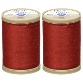 2-Pack - COATS & CLARK Dual Duty XP Heavy Thread, 125 Yards-Red