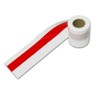 Red and White Tape, Vinyl, Width 3.0 inches (75 mm),