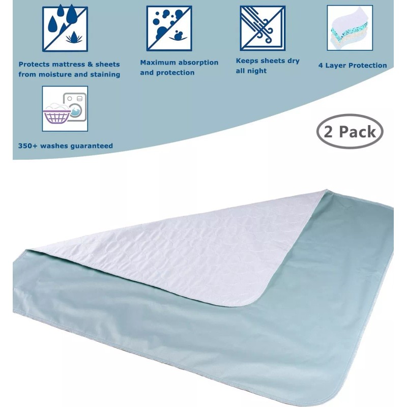 Brosive A Prueba De Agua Reutilizable Incontinencia Cama Almohadilla