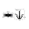 Boston BC5693 Automotive Parts Clips, Black, 10 per Bag