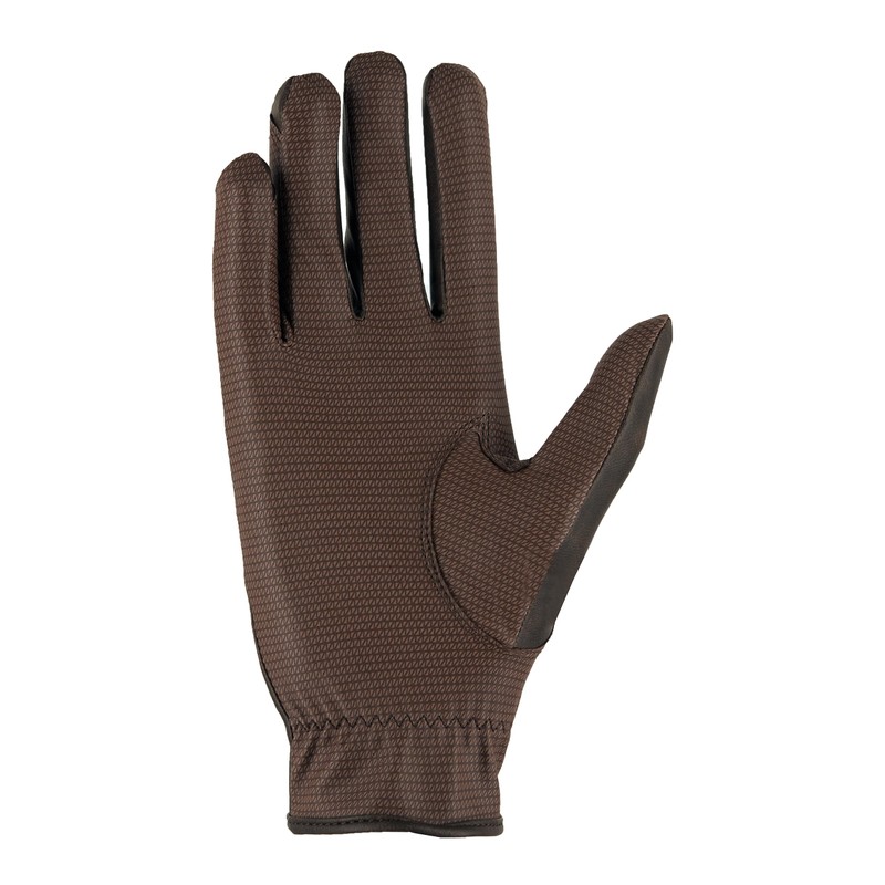 Roeckl Sports Malaga Riding Gloves Tournament Summer Gloves, Mocha Antique