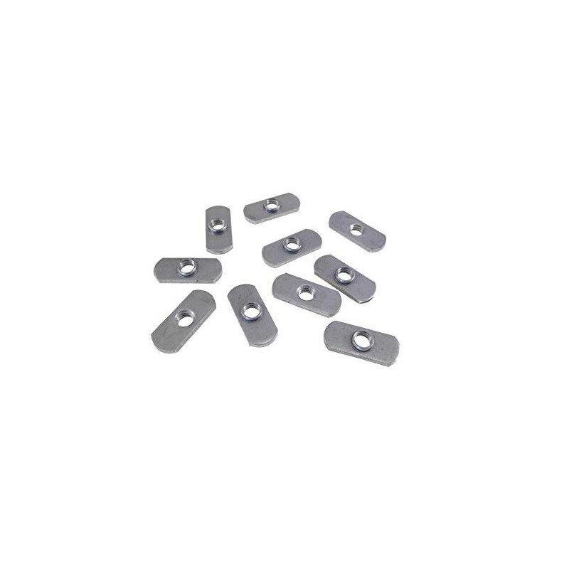 10 Pack 3/8-16 Spot Weld Nuts - Double Tab -