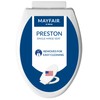 Mayfair Preston Easy to Clean Single Hinge Toilet Seat, Modern