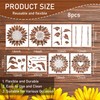 Keluna Large Flower Stencils - Giant Sunflower Stencils for Wall