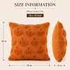 Pumpkin Fall Pillow Covers 18x18In Set of 2 Orange, Ultra