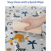 Blissful Diary Baby Splat Mat for Under High Chair, 50.4