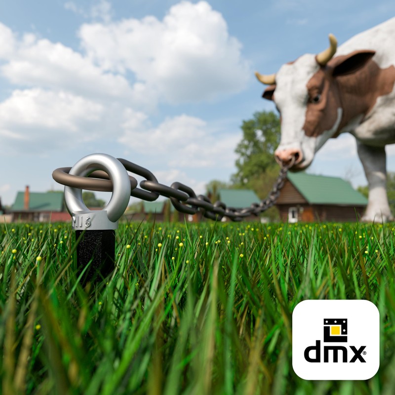 DMX Trampoline Anchor M12 – Swing Hook – Universal Eye