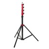 Flashpoint 9.5' Red Color Coded Pro Air-Cushioned Heavy-Duty Light Stand