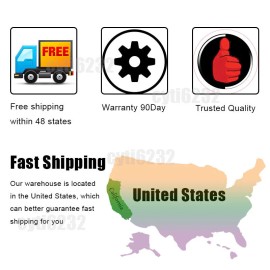 KSPEED For Lexus IS250 IS350 2006-2010 Bumper Fog Lights Lamp w/Bulbs Left+Right