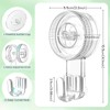LUXEAR Suction Cup Hooks 6 Pack, Clear Suction Cup Hanger
