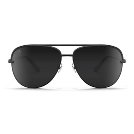 Blenders Eyewear Shadow – Polarized Sunglasses – Modern Aviator Style with Metal Frames – 100% UV Protection – For Men & Women – Assertive Style