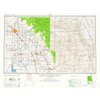 YellowMaps Fresno CA topo map, 1:250000 Scale, 1 X 2
