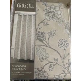 Croscill® Mila 72-Inch x 72-Inch Shower Curtain in Linen