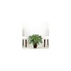 HomeStock 23In. Artificial Tuscan Temptations Fern Plant with Tapered Bronze