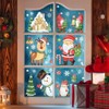 Aonveki Christmas Window Stickers Reusable, 10 Sheets Xmas Window Stickers