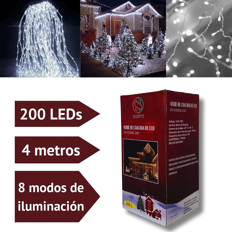 Luces de navidad, DOSYU Serie de Cascadas Serie de Luces