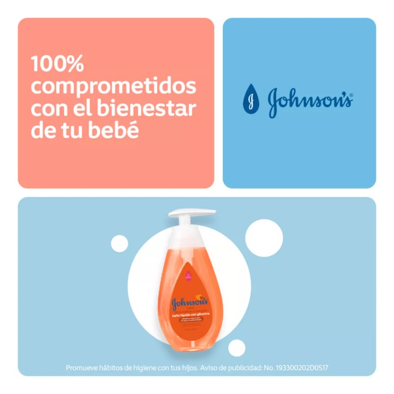 Johnson's Baby De la Cabeza a los Pies jabón líquido