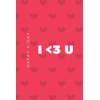 happy V-Day I Love You Notebook: Red Hearts Pattern Love