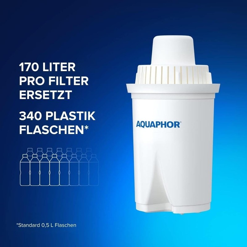 AQUAPHOR B15 Universal Replacement Water Filter cartridges, fits All Brita