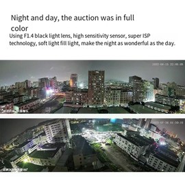 RETROGOO 4MP 2K Camera Wifi Surveillance Cameras with Color Night Vision, 180 Degree Wide Angle CCTV Security Protection Camera