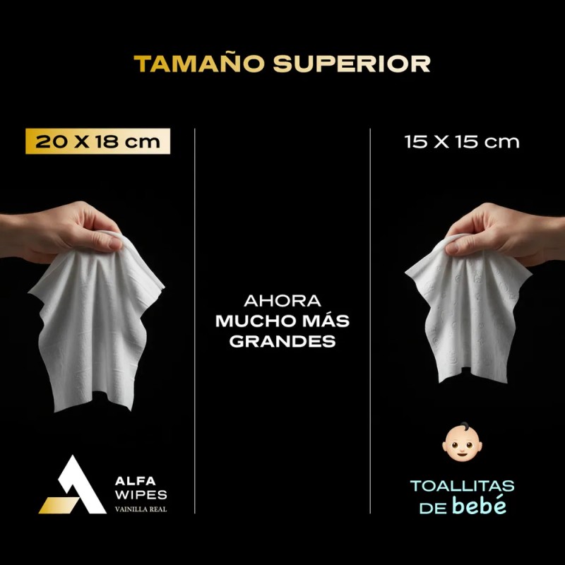 Toallitas Humedas Vainilla Real Alfa Wipes 6pack (300 Toall)