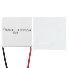 sourcing map TES1-12704 Semiconductor Refrigeration Tablets 15.8V 4A 36W Heatsink Thermoelectric Cooler Cooling Plate Module 30x30mm
