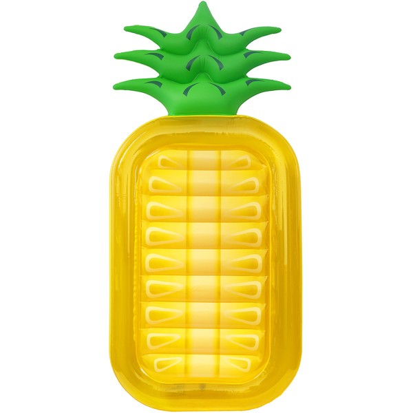 Greenco Giant Inflatable Pineapple Pool Lounger Float Over 6 Feet Long