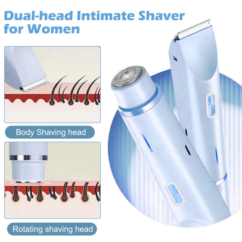 Flalodo Bikini Trimmer for Women (Blue)