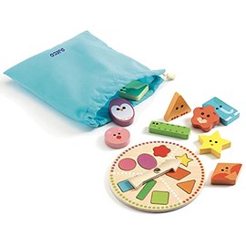DJECO - Early Age TactiloBasic Skill Games, Multicoloured (36214)