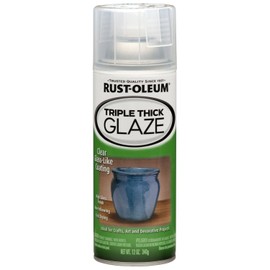 Rust-Oleum 264985 2 Pack Specialty Clear Triple Thick Spray, Clear, 12-Ounce