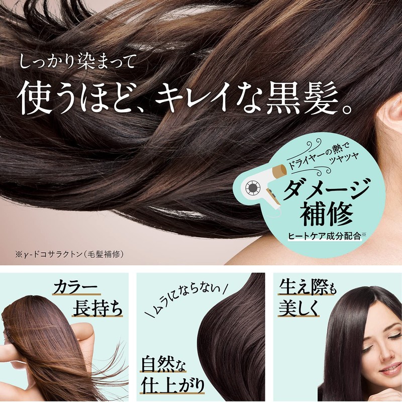 Bosley Hair Color Treatment, Easy to Dye, Natural Black, 5.3